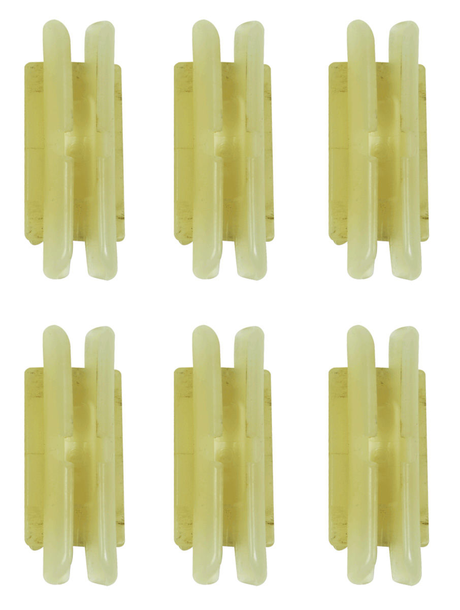 Bow Clip, Headliner, 1967-72, Small, 6pc