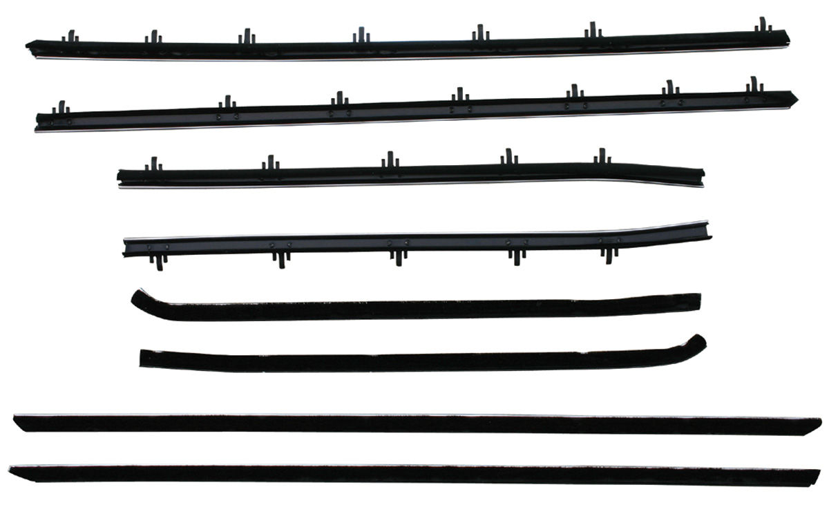 Window Felts, 64 GTO, 2dr Hardtop, OE Style, 8pc 1 Window Felts, 64 GTO, 2dr Hardtop, OE Style, 8pc