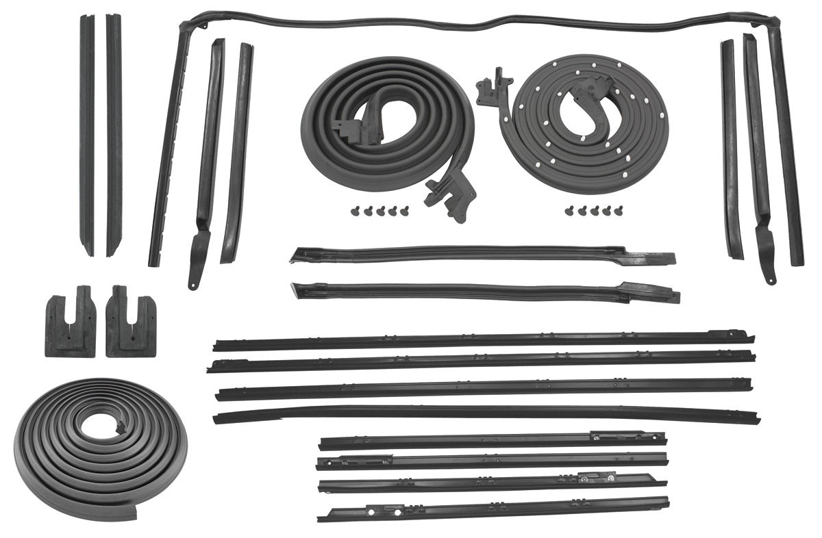 Seal Kit, 1970-72 Chevelle Stage I, Convertible, Repro Felts 1 Seal Kit, 1970-72 Chevelle Stage I, Convertible, Repro Felts