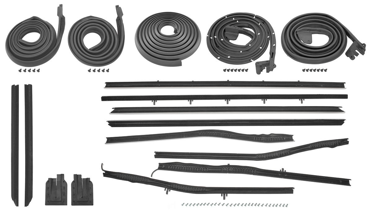 Seal Kit, 1970-72 Cutlass Stage I, Supreme Coupe, Repro Felts 1 Seal Kit, 1970-72 Cutlass Stage I, Supreme Coupe, Repro Felts