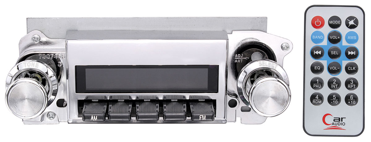 Stereo, 69-72 Pontiac, AM/FM, Direct Fit 1 Stereo, 69-72 Pontiac, AM/FM, Direct Fit