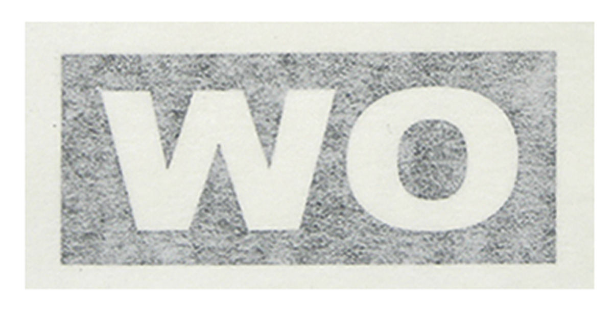Stencil, M22 Transmission, 1971 Oldsmobile "WO"