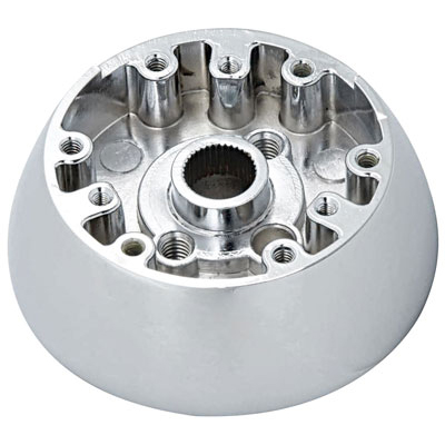 Hub, Steering Wheel, 1969-72 Chevelle/El Camino/Skylark/Riviera, Chrome 1 Hub, Steering Wheel, 1969-72 Chevelle/El Camino/Skylark/Riviera, Chrome