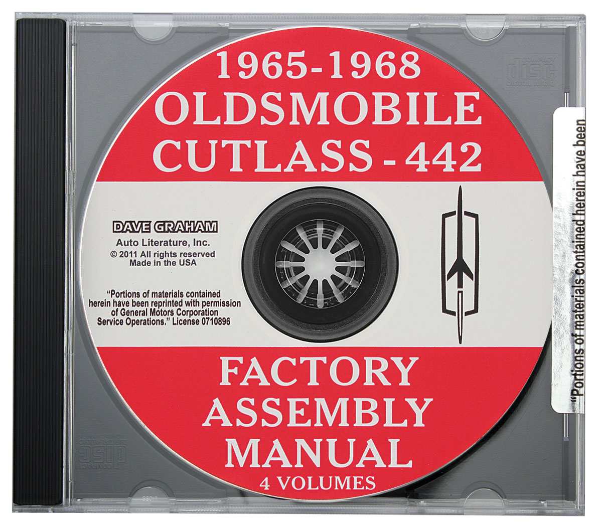 Factory Assembly Manuals, Digital, 4-Volumes, 1965-68 Cutlass/4-4-2 1 Factory Assembly Manuals, Digital, 4-Volumes, 1965-68 Cutlass/4-4-2