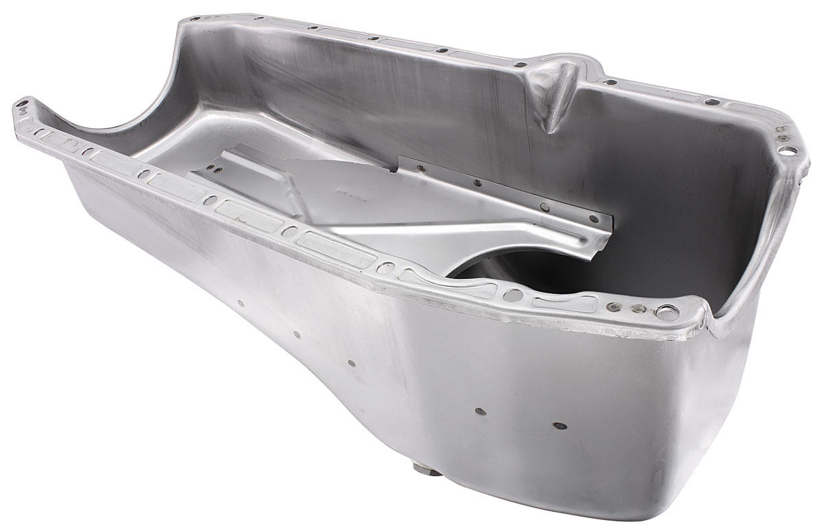 Oil Pan, 1980-85 Small Block, Raw Finish 1 Oil Pan, 1980-85 Small Block, Raw Finish