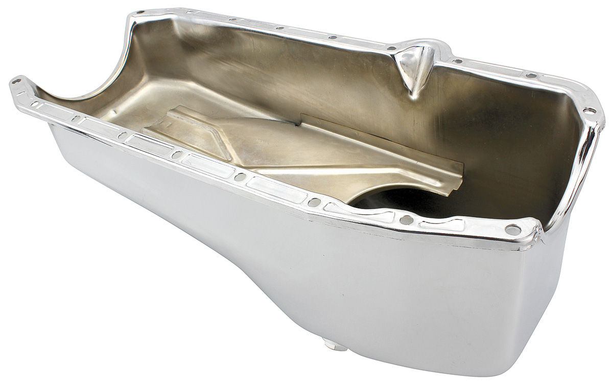 Oil Pan, 1986-Up Chevrolet Small Block, Raw Finish 1 Oil Pan, 1986-Up Chevrolet Small Block, Raw Finish