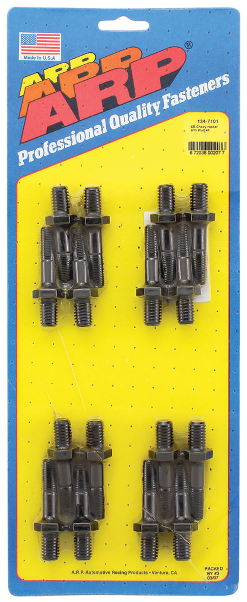 Stud Set, Rocker Arm, ARP, SBC, 3/8" 1 Stud Set, Rocker Arm, ARP, SBC, 3/8"