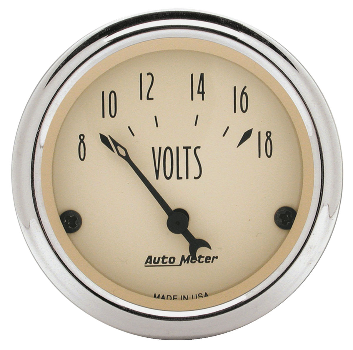 Gauge, Voltmeter, AutoMeter, 2-1/16", Air-Core, 8-18V