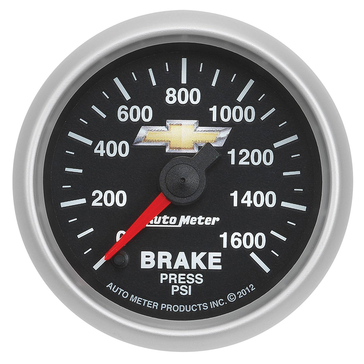 Gauge, Brake Pressure, AutoMeter, Bowtie, 2-1/16", 0-1600PSI