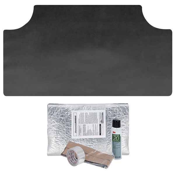 Trunk Insulation & Mat Set, Quietride, AcoustiTrunk, 1966-70 Riviera, Rubber 1 Trunk Insulation & Mat Set, Quietride, AcoustiTrunk, 1966-70 Riviera, Rubber