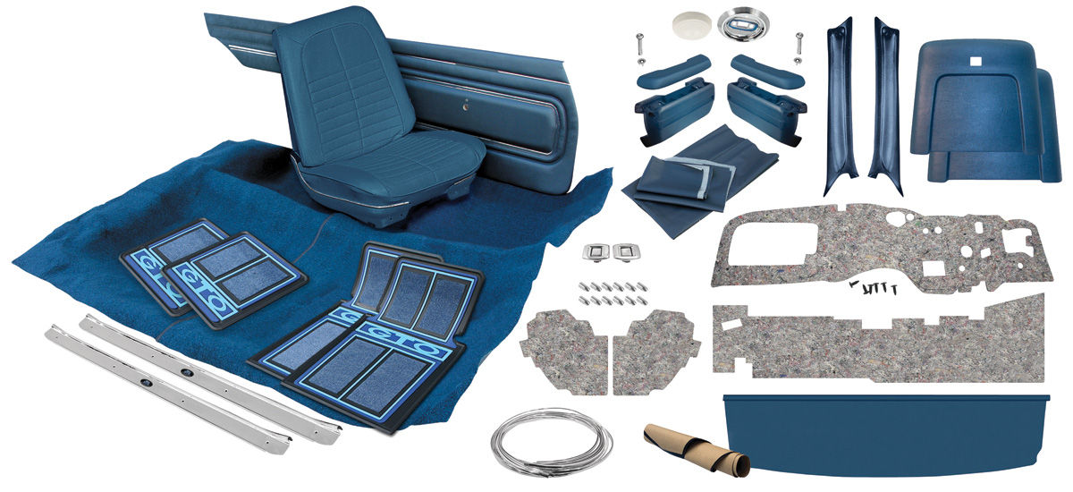 Interior Kit, 1968 GTO/LeMans Stage III, Coupe DI 1 Interior Kit, 1968 GTO/LeMans Stage III, Coupe DI
