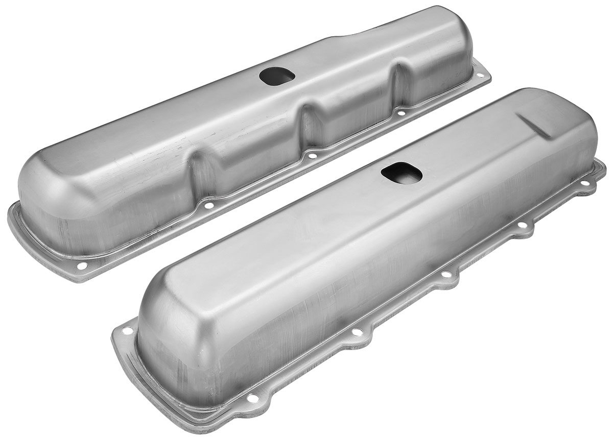 Valve Covers, Zinc, Smooth,1967-72 Oldsmobile 1 Valve Covers, Zinc, Smooth,1967-72 Oldsmobile
