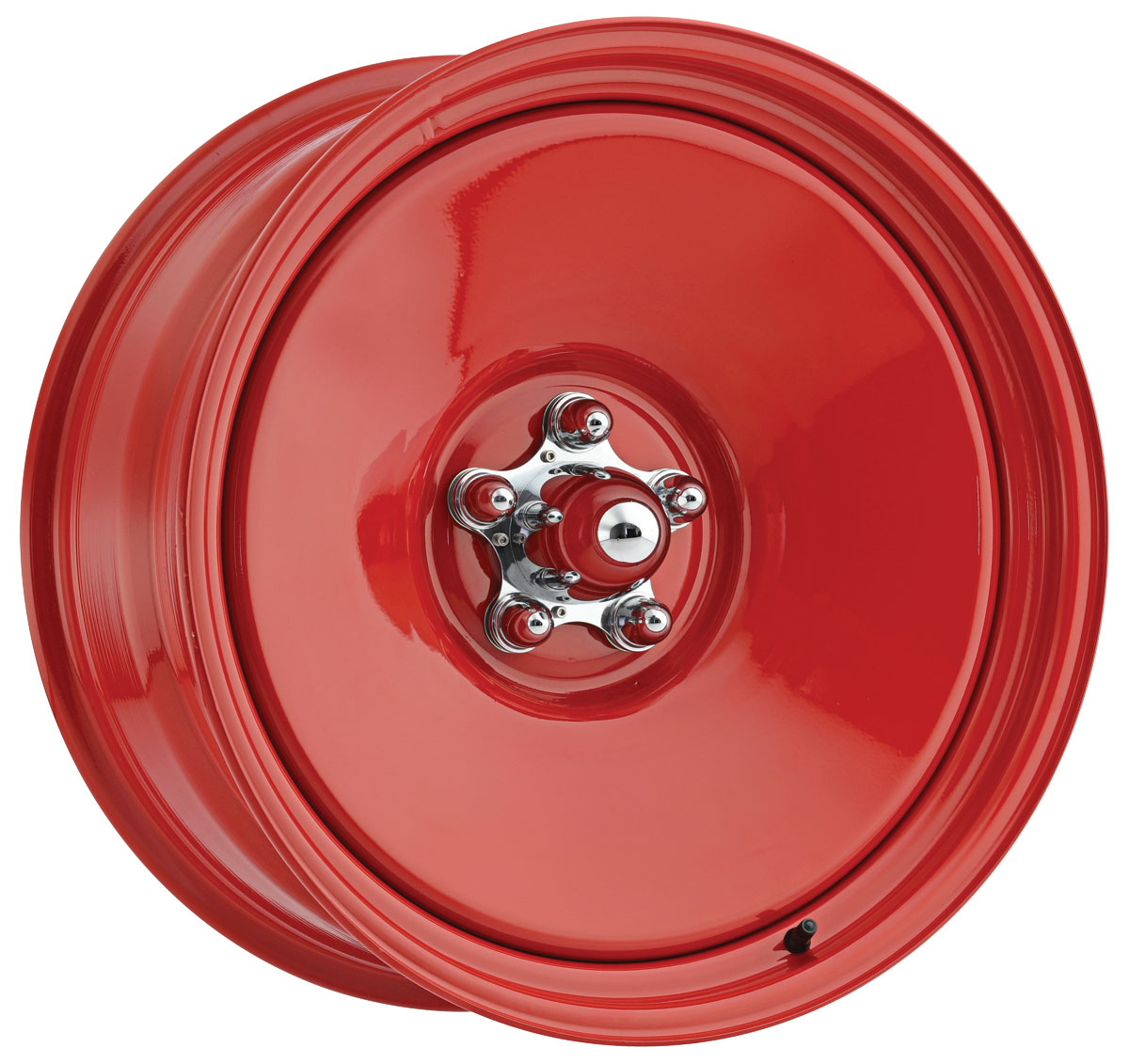Wheel, US Wheel, Rat Rod Series 63, Gloss Red, 15x10, 4.00 BS 1 Wheel, US Wheel, Rat Rod Series 63, Gloss Red, 15x10, 4.00 BS
