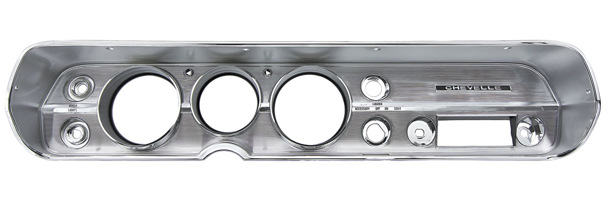 Bezel, Dash, 1965 Chevelle/El Camino, w/o A/C 1 Bezel, Dash, 1965 Chevelle/El Camino, w/o A/C