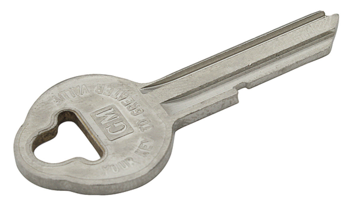 Key Blank, Trunk, 1959-66GM, Pearhead 1 Key Blank, Trunk, 1959-66GM, Pearhead