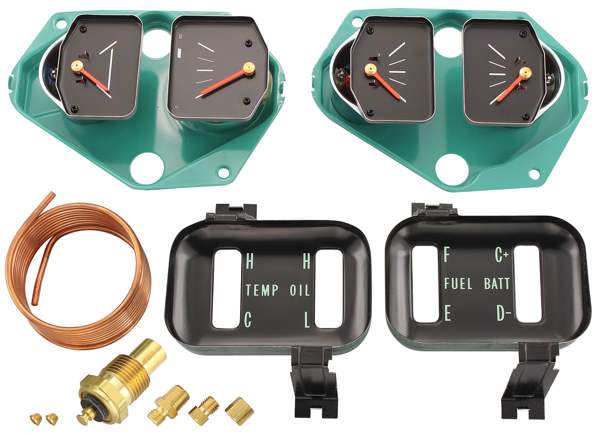 Conversion Kit, Super Sport Gauges, 1966-67 Chevelle/El Camino, w/Ammeter