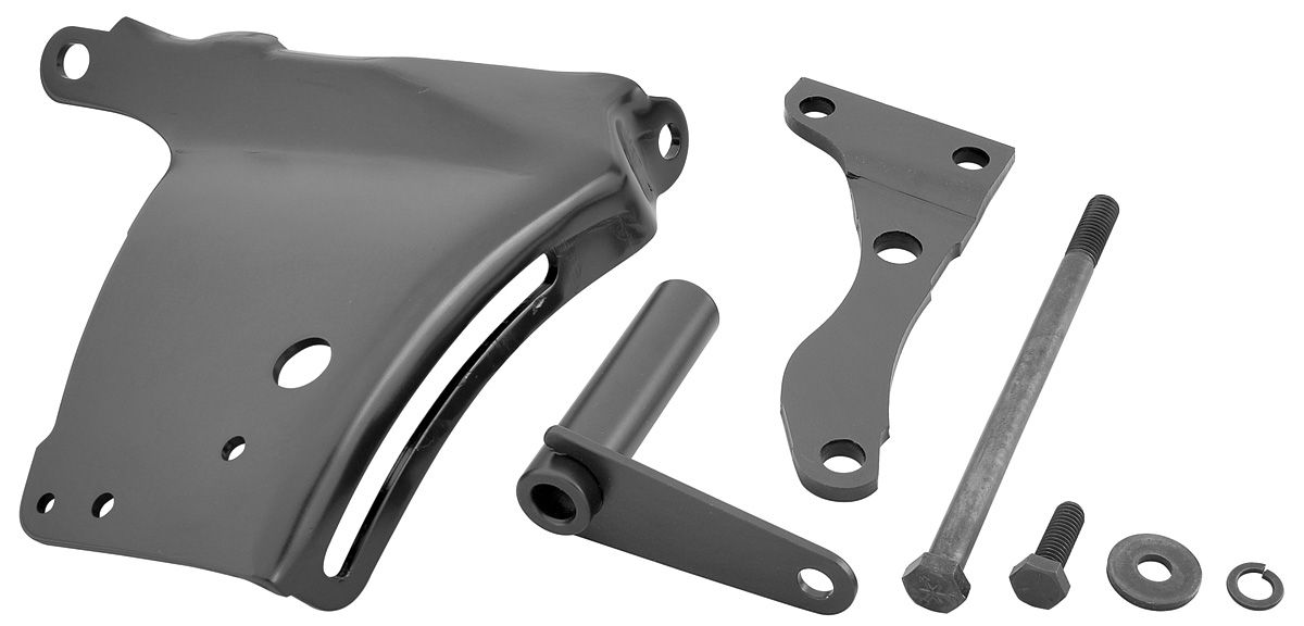 Bracket, Alternator, 1969-72 Chevelle/El Camino, 1970-72 MC, Black, Set 1 Bracket, Alternator, 1969-72 Chevelle/El Camino, 1970-72 MC, Black, Set