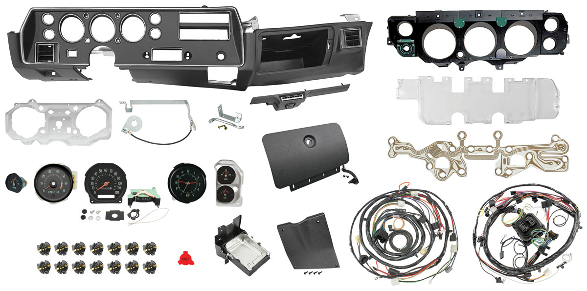 Dash Conversion, 1970 CH/EC SS, w/ 6500 RL Tach, Column Shift 1 Dash Conversion, 1970 CH/EC SS, w/ 6500 RL Tach, Column Shift
