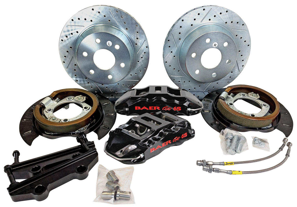Disc Brake Set, Baer, 2002-15 Escalade, Extreme , Rear, 14x1.15, OE Drum To Disc 1 Disc Brake Set, Baer, 2002-15 Escalade, Extreme , Rear, 14x1.15, OE Drum To Disc