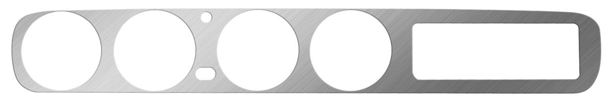 Insert, Dash, 1965 GTO, Aluminum 1 Insert, Dash, 1965 GTO, Aluminum