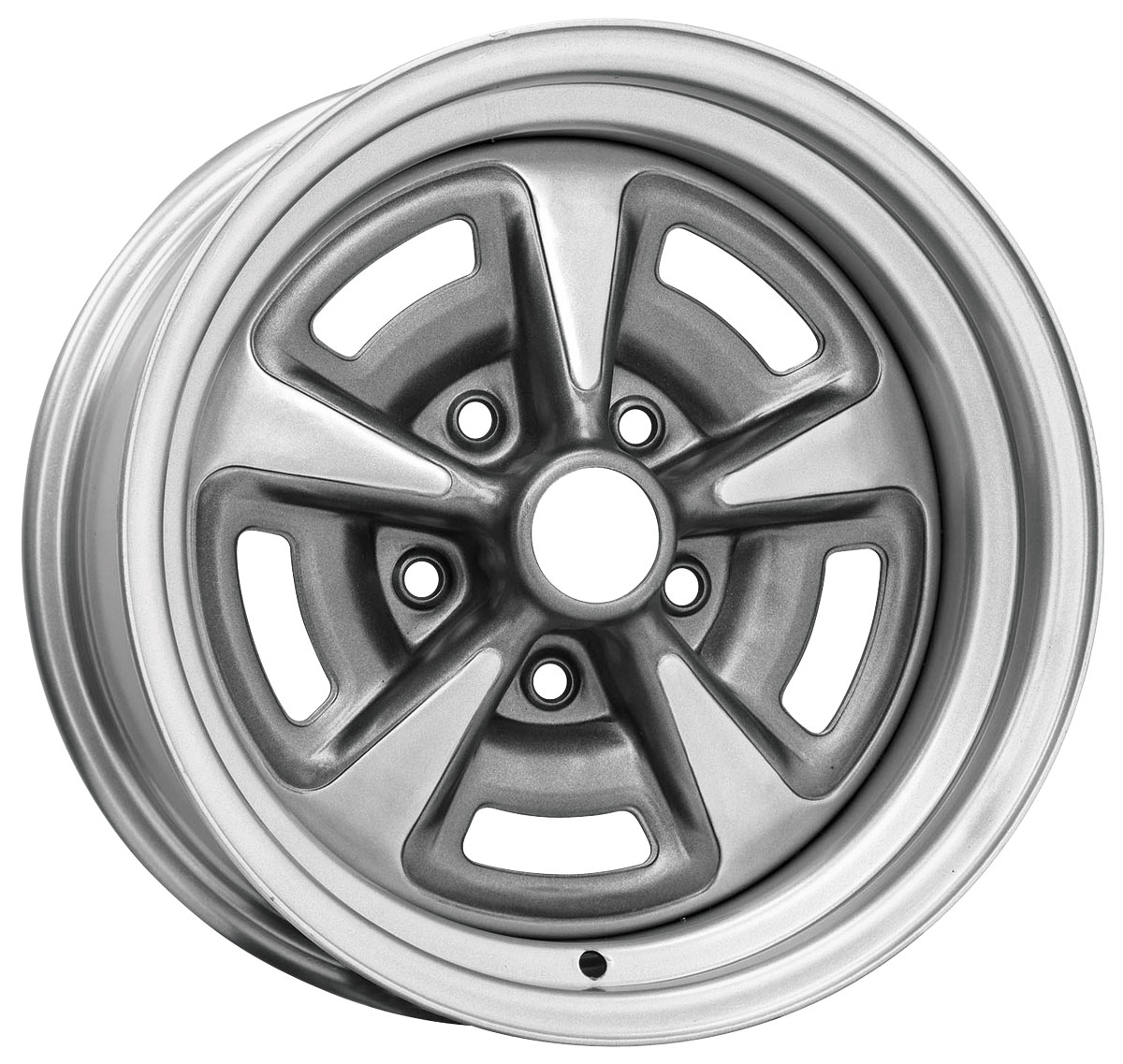 Wheel, Wheel Vintiques, 60 Series Pontiac Rallye II, 15x7, 4.00 BS 1 Wheel, Wheel Vintiques, 60 Series Pontiac Rallye II, 15x7, 4.00 BS