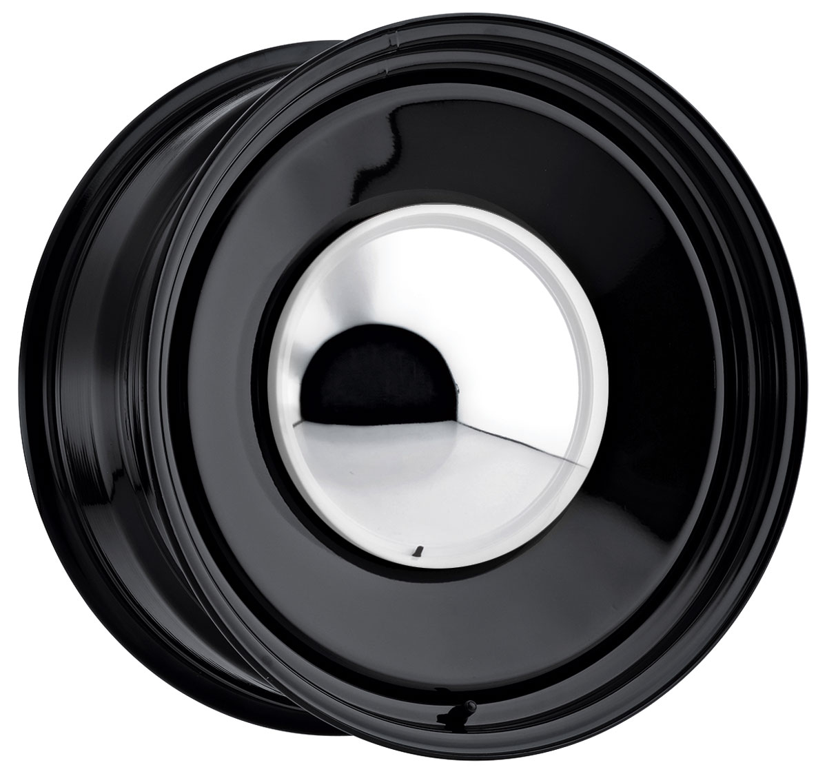Wheel, US Wheel, Rat Rod Series 65, Gloss Black, 20x14, 7.50 BS, w/ Center Cap 1 Wheel, US Wheel, Rat Rod Series 65, Gloss Black, 20x14, 7.50 BS, w/ Center Cap