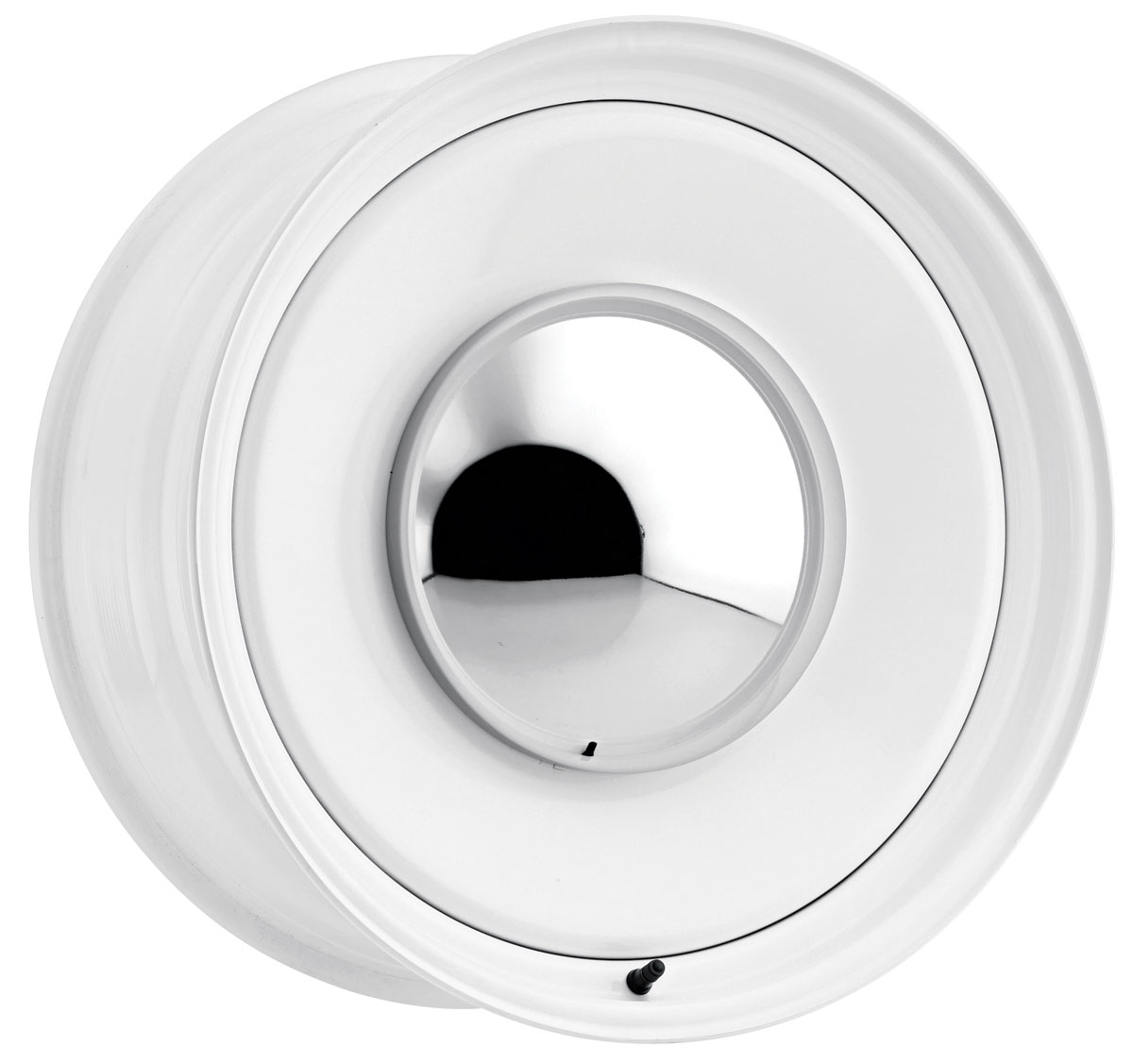 Wheel, US Wheel, Rat Rod Series 66, Gloss White, 17x10, 5.00 BS, w/ Center Cap 1 Wheel, US Wheel, Rat Rod Series 66, Gloss White, 17x10, 5.00 BS, w/ Center Cap