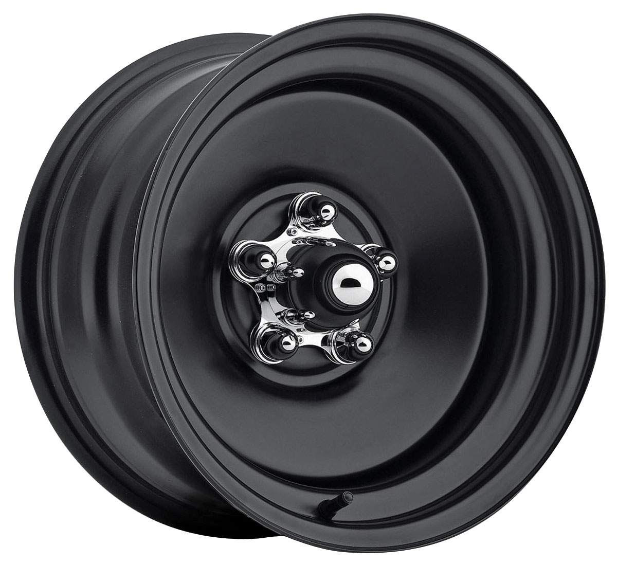 Wheel, US Wheel, Rat Rod Series 68, Matte Black, 17x8, 4.50 BS 1 Wheel, US Wheel, Rat Rod Series 68, Matte Black, 17x8, 4.50 BS