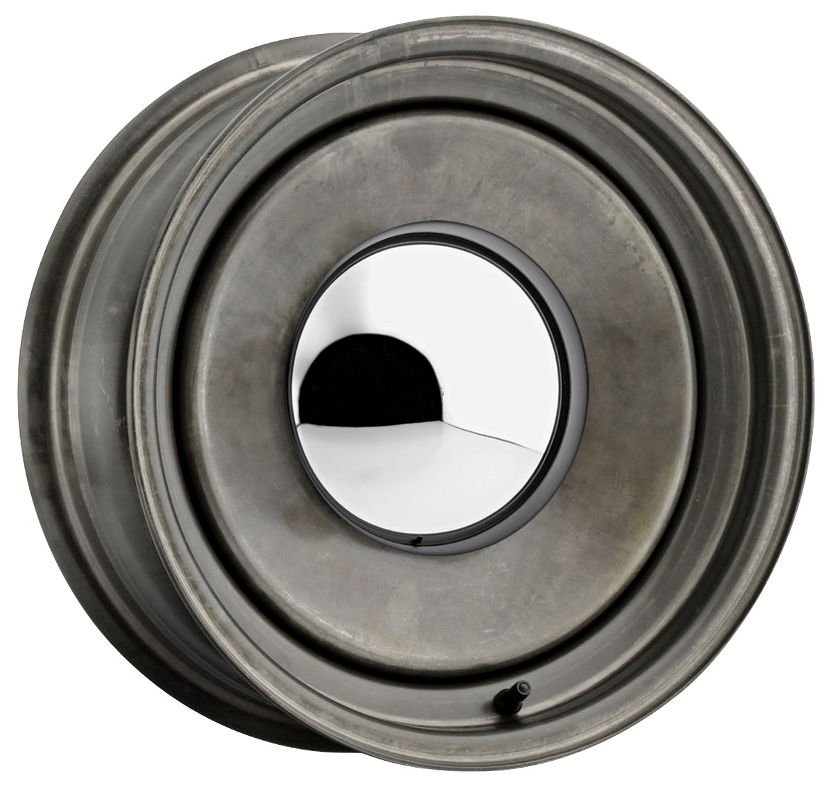 Wheel, US Wheel, Rat Rod Series 69, Raw, 15x5, 2.25 BS, w/ Center Cap 1 Wheel, US Wheel, Rat Rod Series 69, Raw, 15x5, 2.25 BS, w/ Center Cap