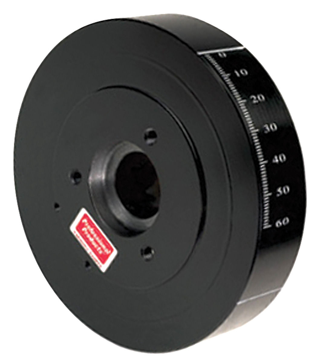 Harmonic Balancer, 8" Pro Products BB Powerforce, 396/427 Internal Balanced 1 Harmonic Balancer, 8" Pro Products BB Powerforce, 396/427 Internal Balanced