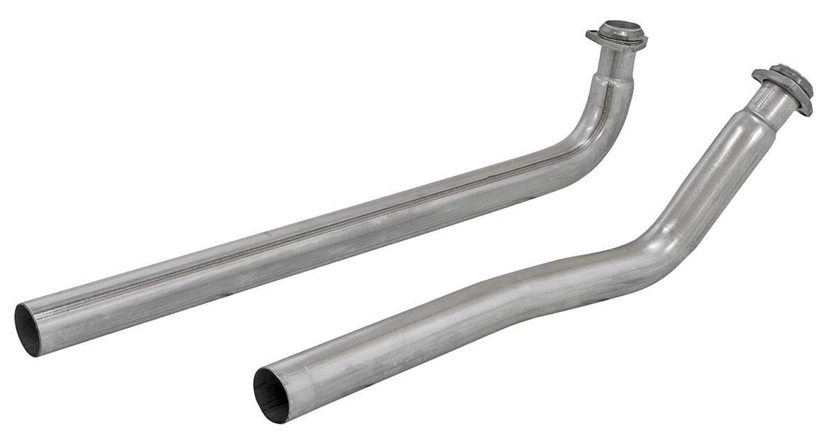 Downpipes, Flowmaster, 1964-74 Chevy A-Body, w/Small Block, 2.5" SS, 3-Bolt 1 Downpipes, Flowmaster, 1964-74 Chevy A-Body, w/Small Block, 2.5" SS, 3-Bolt