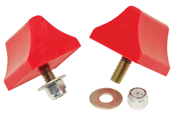Bump Stop, Wedge, Prothane, 1-3/8" x 1-1/8" x 1-1/4", 3/8-16 x 1-1/4" Stud 1 Bump Stop, Wedge, Prothane, 1-3/8" x 1-1/8" x 1-1/4", 3/8-16 x 1-1/4" Stud