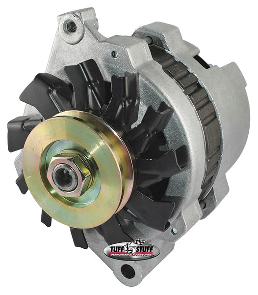 Alternator, Tuff Stuff, CS121, V-Belt, 120 Amp, Rear Terminal 1 Alternator, Tuff Stuff, CS121, V-Belt, 120 Amp, Rear Terminal