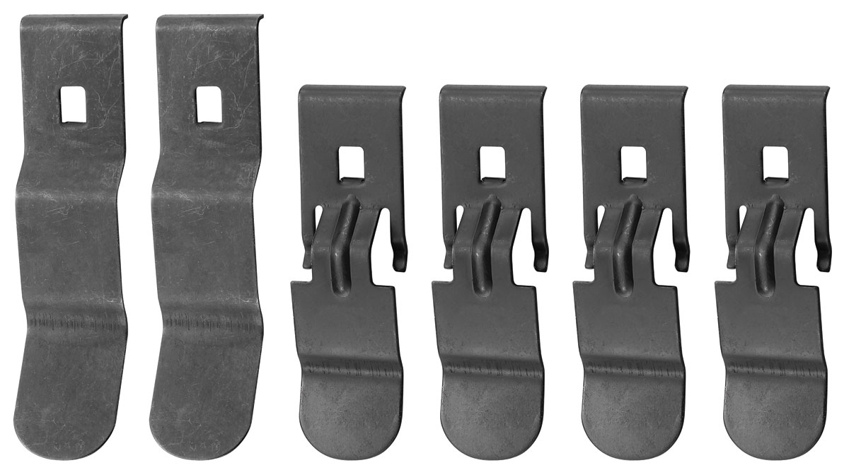Clip Kit, Dash Pad, 1970-72 Chevelle/El Camino/Monte Carlo, 6pc 1 Clip Kit, Dash Pad, 1970-72 Chevelle/El Camino/Monte Carlo, 6pc
