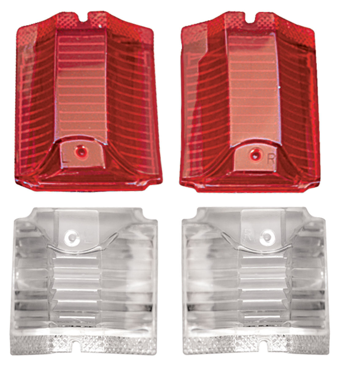 Lens Kit, Tail Light, 1964 El Camino/Wagon, w/Gaskets 1 Lens Kit, Tail Light, 1964 El Camino/Wagon, w/Gaskets