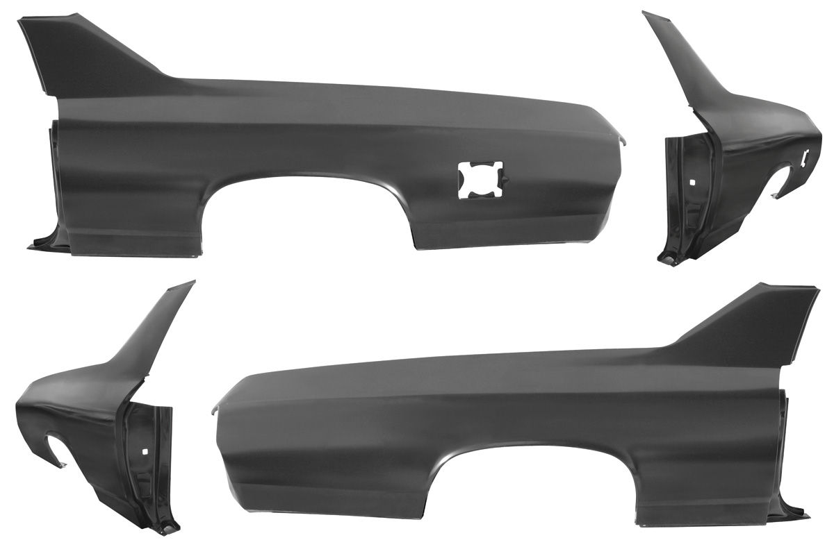 Quarter Panel, 1968-72 El Camino, Complete, Pair 1 Quarter Panel, 1968-72 El Camino, Complete, Pair