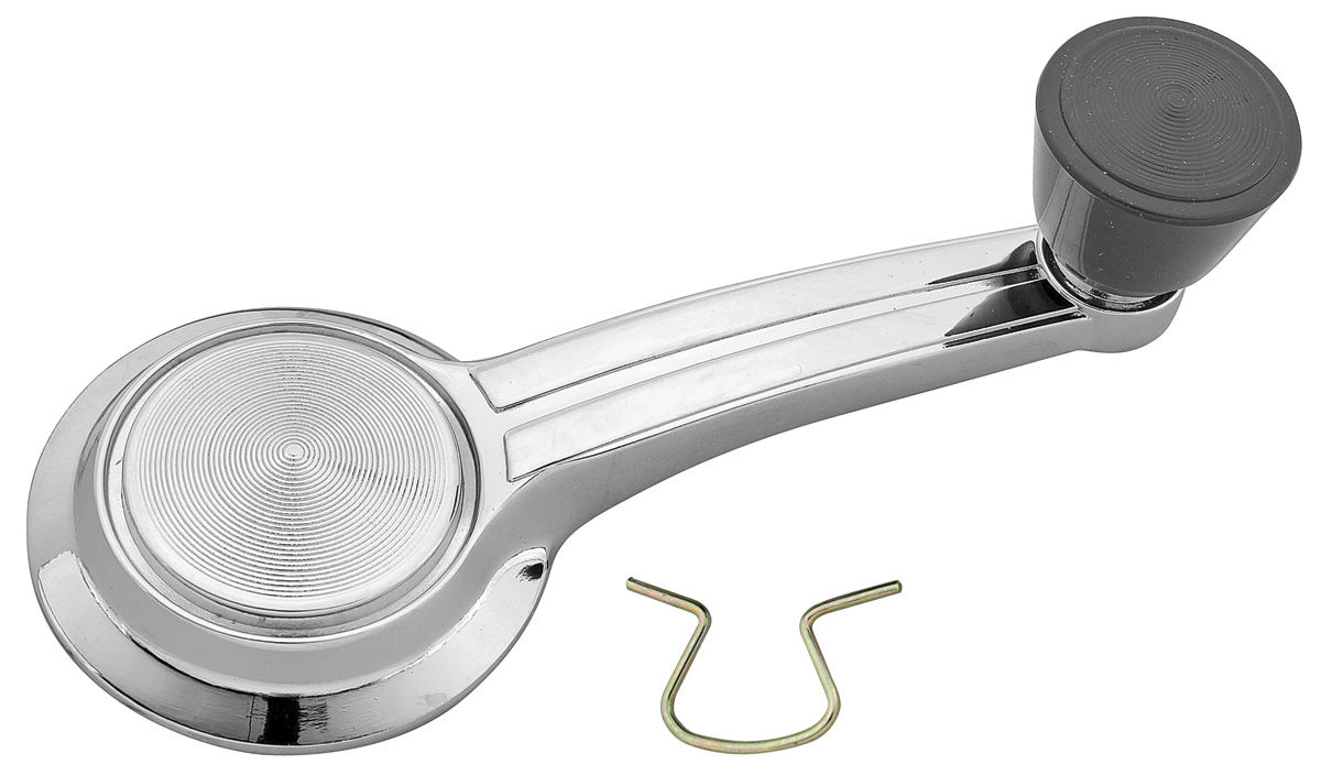Handle, Window Crank, 1967 GM A-Body/Riviera, Black Knob 1 Handle, Window Crank, 1967 GM A-Body/Riviera, Black Knob