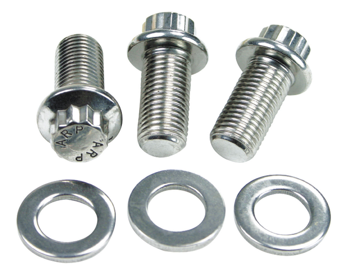 Bolt Set, Lower Pulley, ARP, SBC/BBC, Stainless, 0.750" UHL, 3pc 1 Bolt Set, Lower Pulley, ARP, SBC/BBC, Stainless, 0.750" UHL, 3pc