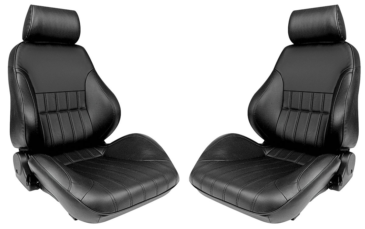 Bucket Seat, Procar, Rally Smoothbck Srs 1000S, Reclinable w/Headrest, Vinyl, Pr 1 Bucket Seat, Procar, Rally Smoothbck Srs 1000S, Reclinable w/Headrest, Vinyl, Pr
