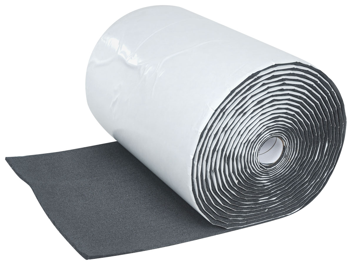 Sound Deadener, Roll Kit, Hushmat Silencer Megabond, 1 Roll 24" x 50' x 1/2" 1 Sound Deadener, Roll Kit, Hushmat Silencer Megabond, 1 Roll 24" x 50' x 1/2"