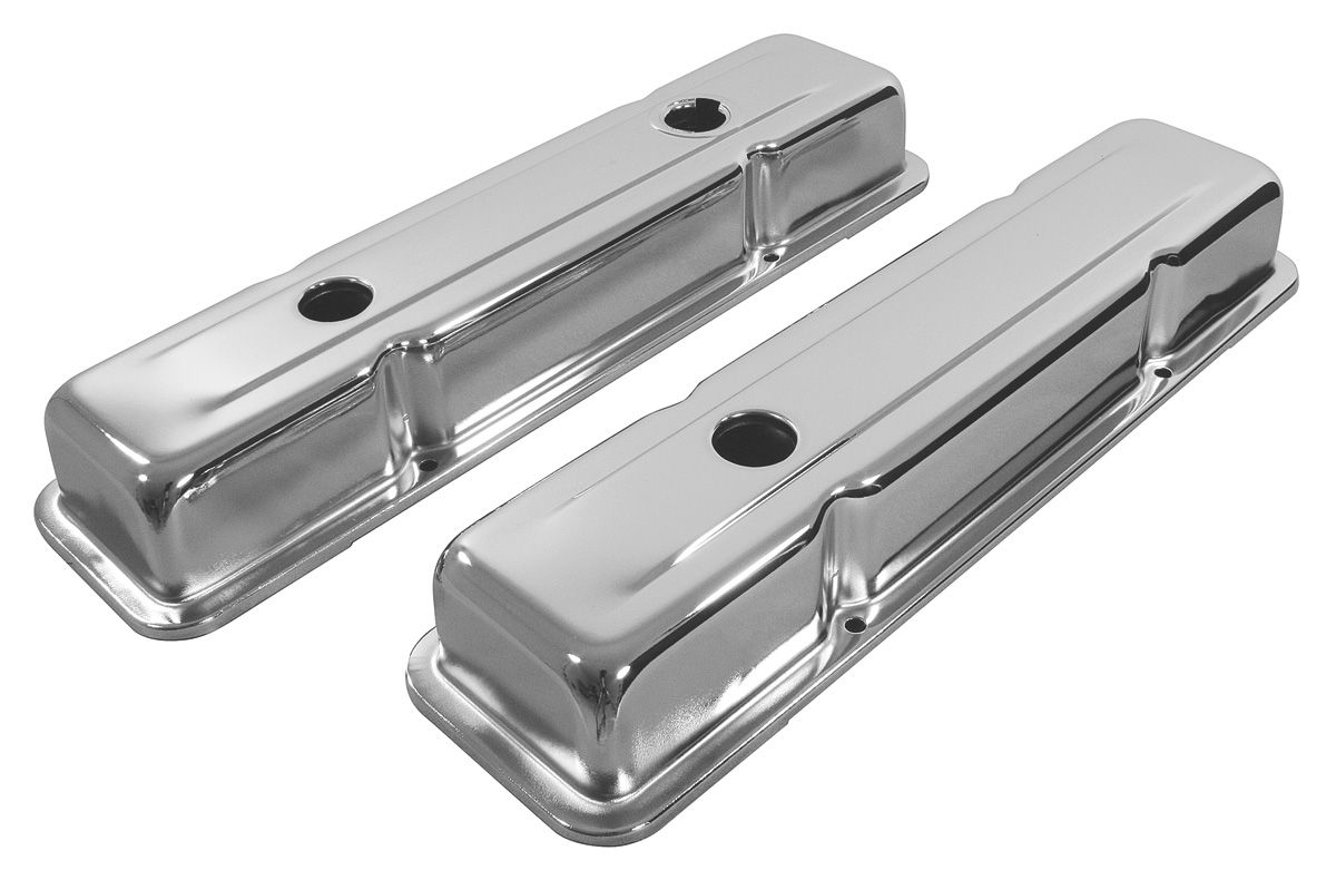 Valve Covers, 1978-83 SB Chevy, Chrome 1 Valve Covers, 1978-83 SB Chevy, Chrome