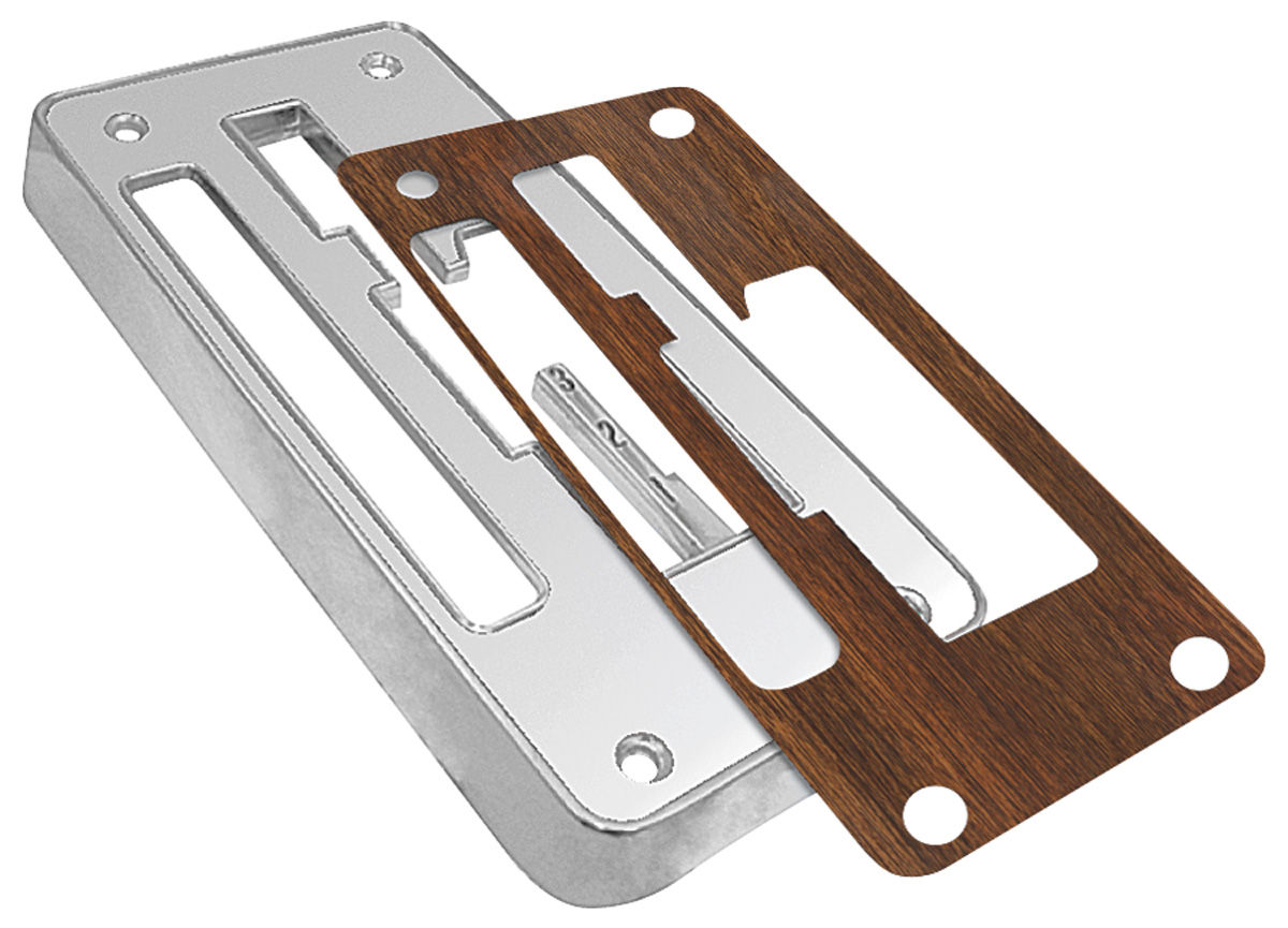 Bezel, Shifter, 1967 GTO, Hurst Dual Gate