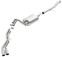 Exhaust, Borla Cat-Back, 2015-20 ESV, Dual Side Exit, 2.25", S-Type