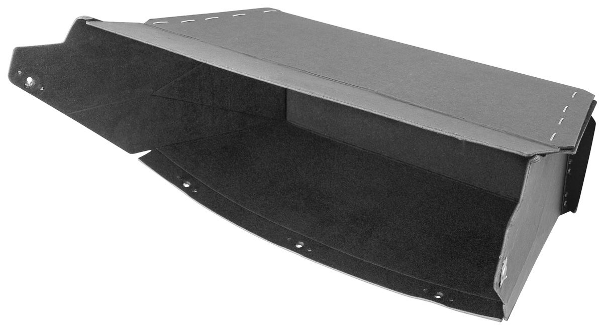 Glove Box, 1971 Riviera, Black Flock