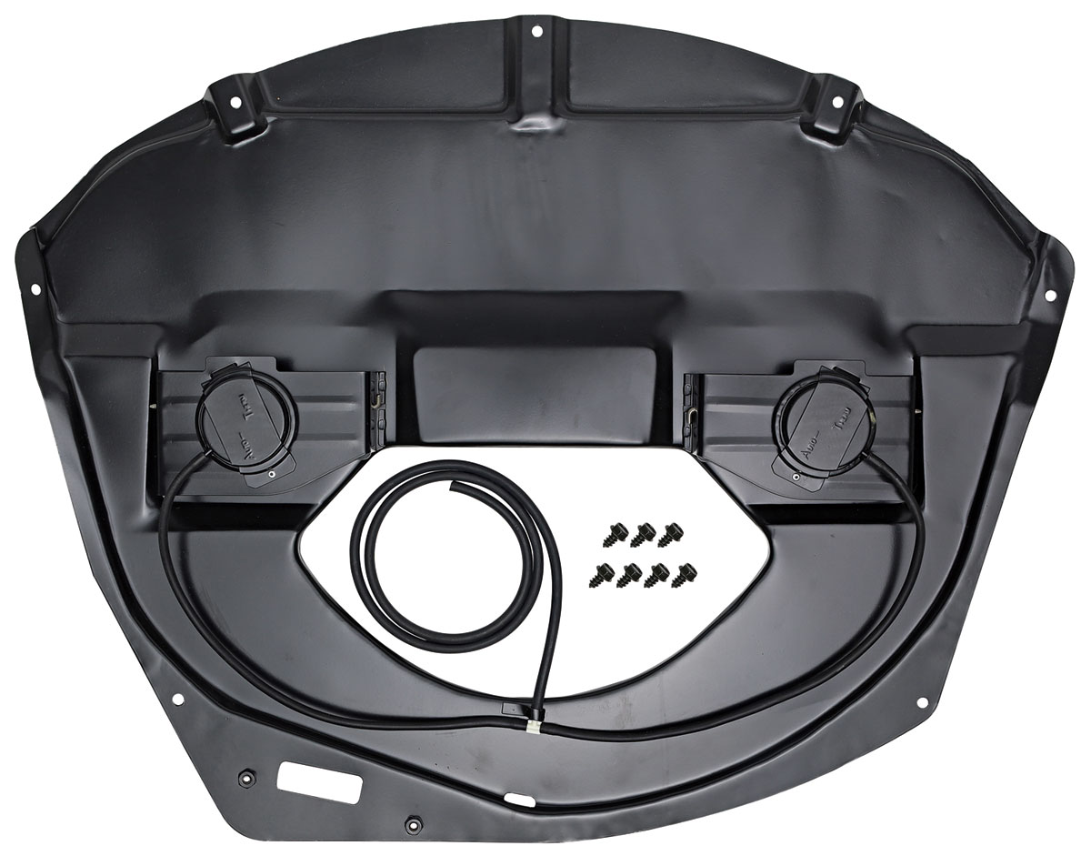 Pan, Ram Air, Upper, 1969-70 GTO, Steel, Assembled w/Diaphragm 1 Pan, Ram Air, Upper, 1969-70 GTO, Steel, Assembled w/Diaphragm