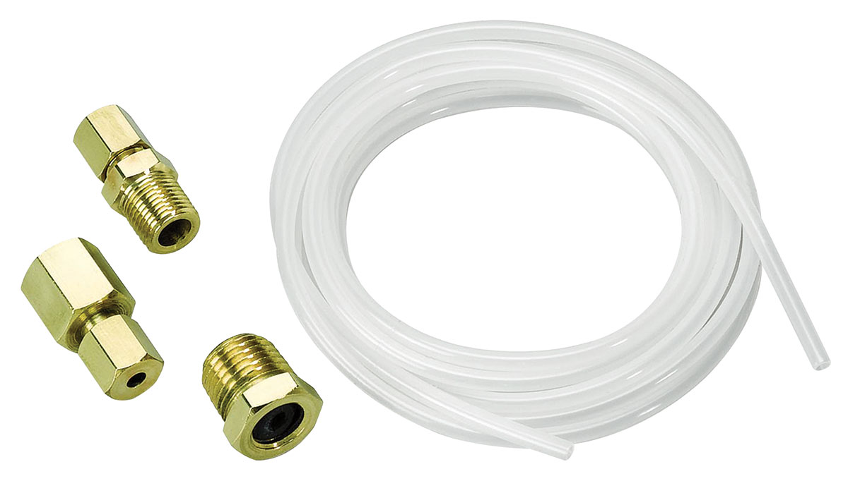 Tubing, Nylon, AutoMeter, 1/8", w/Brass Compression Fittings 1 Tubing, Nylon, AutoMeter, 1/8", w/Brass Compression Fittings