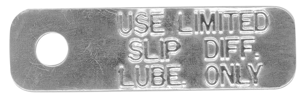 Posi-Tag, Aluminum, 1964-72 Cutlass 1 Posi-Tag, Aluminum, 1964-72 Cutlass