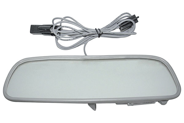 Mirror, inside w/Map Light, 12 inch, 1950-72 GM