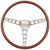 Steering Wheel Kit, 69-88 Chevy, Classic Wood, Tall Cap, Plain, Engraved Bowtie 1 Steering Wheel Kit, 69-88 Chevy, Classic Wood, Tall Cap, Plain, Engraved Bowtie