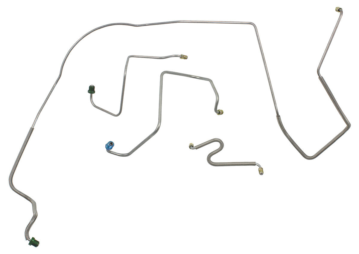 Brake Line, Front, 1967 Chevelle/El Camino Super Sport, Standard Drum 1 Brake Line, Front, 1967 Chevelle/El Camino Super Sport, Standard Drum